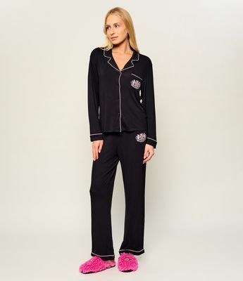 Piżama casual w nadruki Juicy Couture ze sklepu: Gomez Fashion Store w kategorii: Piżamy damskie - zdjęcie 874714-BD9-10338_JY265W000038001