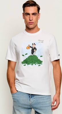 T-shirt męski wiosenny ST.Barth ze sklepu: Gomez Fashion Store w kategorii: T-shirty męskie