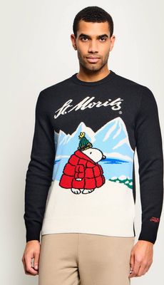 Sweter męski w stylu młodzieżowym ST.Barth ze sklepu: Gomez Fashion Store w kategorii: Swetry męskie