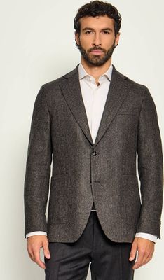 Marynarka męska elegancka Oscar Jacobson ze sklepu: Gomez Fashion Store w kategorii: Marynarki męskie - zdjęcie 874714-BD9-10338_OJ265M000013138