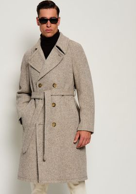 Płaszcz męski Oscar Jacobson ze sklepu: Gomez Fashion Store w kategorii: Płaszcze męskie - zdjęcie 874714-BD9-10338_OJ265M000029072