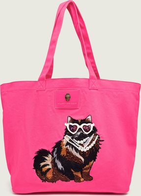 Shopper bag wakacyjna Kurt Geiger ze sklepu: Gomez Fashion Store w kategorii: Torby Shopper bag - zdjęcie 874714-BD9-10338_KG265W000025033