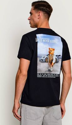 T-shirt męski w stylu młodzieżowym Baron Filou ze sklepu: Gomez Fashion Store w kategorii: T-shirty męskie - zdjęcie 874714-BD9-10338_FB265M000007012