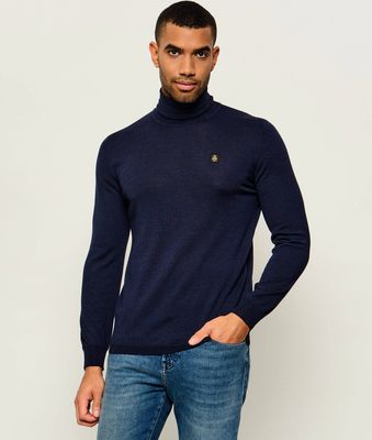Sweter męski casualowy RefrigiWear ze sklepu: Gomez Fashion Store w kategorii: Swetry męskie - zdjęcie 874714-BD9-10338_RW265M000004005