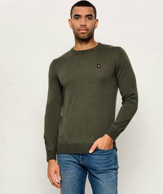 Sweter męski casual RefrigiWear ze sklepu: Gomez Fashion Store w kategorii: Swetry męskie - zdjęcie 874714-BD9-10338_RW265M000020002