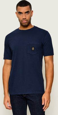 RefrigiWear - T-shirt męski casualowy ze sklepu: Gomez Fashion Store w kategorii: T-shirty męskie - zdjęcie 874714-BD9-10338_RW265M000023005