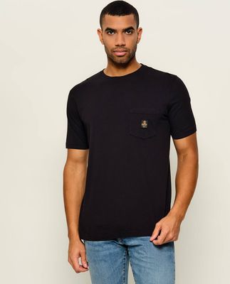 T-shirt męski casual RefrigiWear ze sklepu: Gomez Fashion Store w kategorii: T-shirty męskie - zdjęcie 874714-BD9-10338_RW265M000023001