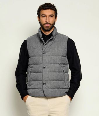 Kamizelka męska casual BOMBOOGIE ze sklepu: Gomez Fashion Store w kategorii: Kamizelki męskie - zdjęcie 874714-BD9-10338_OG265M000011006