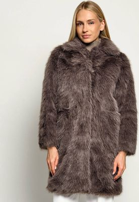 Futro damskie casual jesienne BOMBOOGIE ze sklepu: Gomez Fashion Store w kategorii: Futra damskie - zdjęcie 874714-BD9-10338_OG265W000007013
