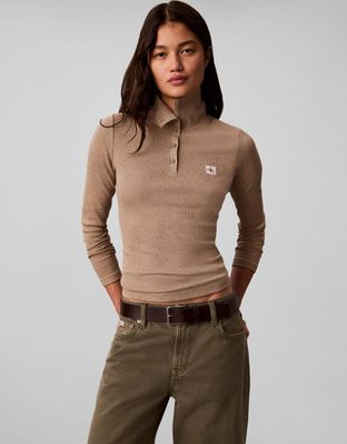 Calvin Klein Jeans - Bluzka damska na wiosnę ze sklepu: Gomez Fashion Store w kategorii: Bluzki damskie