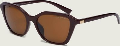 brązowy Okulary przeciwsłoneczne damskie Armani Exchange ze sklepu: Gomez Fashion Store w kategorii: Okulary przeciwsłoneczne damskie