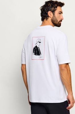 T-shirt męski z krótkim rękawem Karl Lagerfeld ze sklepu: Gomez Fashion Store w kategorii: T-shirty męskie