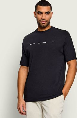 Karl Lagerfeld - T-shirt męski z napisami na wiosnę ze sklepu: Gomez Fashion Store w kategorii: T-shirty męskie