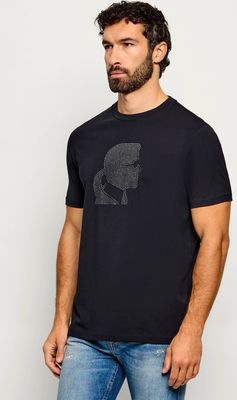 T-shirt męski w nadruki Karl Lagerfeld ze sklepu: Gomez Fashion Store w kategorii: T-shirty męskie