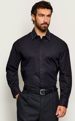 Karl Lagerfeld - czarny Koszula męska ze sklepu: Gomez Fashion Store w kategorii: Koszule męskie