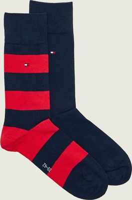 Tommy Hilfiger - Skarpetki damskie w abstrakcyjnym wzorze ze sklepu: Gomez Fashion Store w kategorii: Skarpetki damskie - zdjęcie 874714-BD9-10338_TH172M000394085