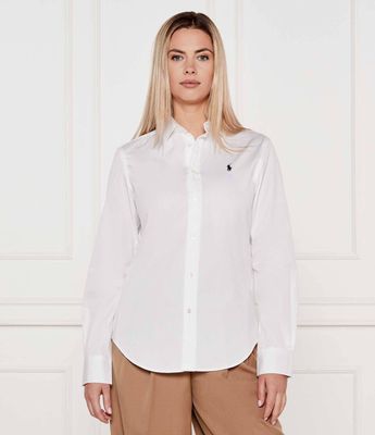 Koszula damska na wiosnę elegancka Polo Ralph Lauren ze sklepu: Gomez Fashion Store w kategorii: Koszule damskie - zdjęcie 874714-BD9-10338_PR181W000053F24