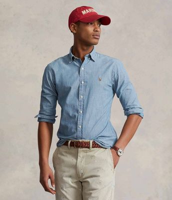 Koszula męska wiosenna casual Polo Ralph Lauren ze sklepu: Gomez Fashion Store w kategorii: Koszule męskie - zdjęcie 874714-BD9-10338_PR175M000348G63