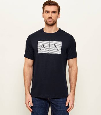 T-shirt męski na wiosnę Armani Exchange ze sklepu: Gomez Fashion Store w kategorii: T-shirty męskie - zdjęcie 874714-BD9-10338_AX182M000070079