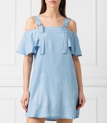 Sukienka w stylu klasycznym Guess ze sklepu: Gomez Fashion Store w kategorii: Sukienki - zdjęcie 874714-BD9-10338_GJ182W000106168