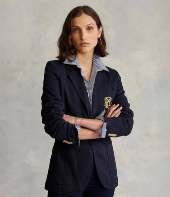 Marynarka elegancki na jesień Polo Ralph Lauren ze sklepu: Gomez Fashion Store w kategorii: Marynarki damskie - zdjęcie 874714-BD9-10338_PR184W000012J76