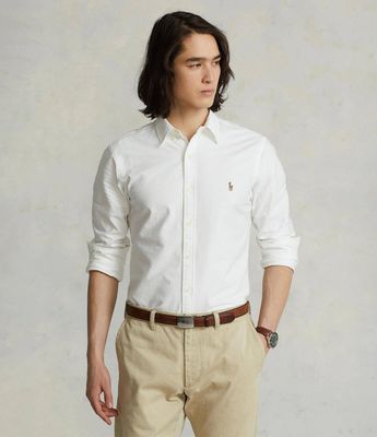 Polo Ralph Lauren - Koszula męska na wiosnę z klasycznym kołnierzykiem ze sklepu: Gomez Fashion Store w kategorii: Koszule męskie - zdjęcie 874714-BD9-10338_PR182M000118F65