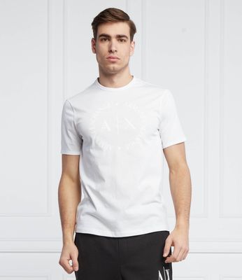 T-shirt męski casual Armani Exchange ze sklepu: Gomez Fashion Store w kategorii: T-shirty męskie - zdjęcie 874714-BD9-10338_AX185M000069100