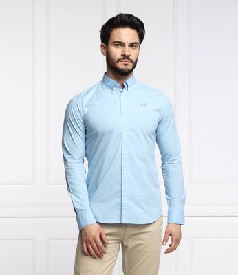 Koszula męska z kołnierzykiem button down La Martina ze sklepu: Gomez Fashion Store w kategorii: Koszule męskie - zdjęcie 874714-BD9-10338_LR185M000002703