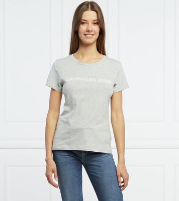 Bluzka damska na lato Calvin Klein Jeans ze sklepu: Gomez Fashion Store w kategorii: Bluzki damskie - zdjęcie 874714-BD9-10338_CJ185W000088038
