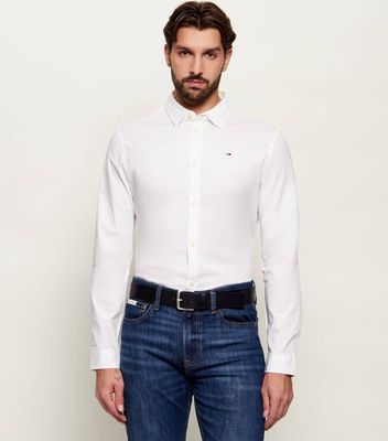 Tommy Jeans - Koszula męska elegancka ze sklepu: Gomez Fashion Store w kategorii: Koszule męskie - zdjęcie 874714-BD9-10338_TM185M000164100