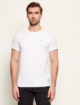 T-shirt męski Tommy Jeans ze sklepu: Gomez Fashion Store w kategorii: T-shirty męskie - zdjęcie 874714-BD9-10338_TM185M000168100