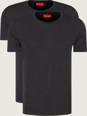 T-shirt męski casual HUGO ze sklepu: Gomez Fashion Store w kategorii: T-shirty męskie - zdjęcie 874714-BD9-10338_BU192M000185001