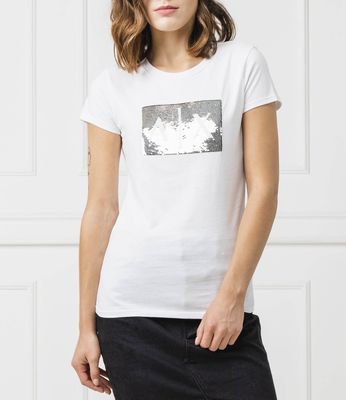 Bluzka damska Armani Exchange ze sklepu: Gomez Fashion Store w kategorii: Bluzki damskie - zdjęcie 874714-BD9-10338_AX195W000085805