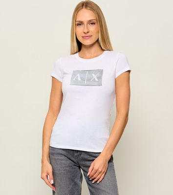 Bluzka damska Armani Exchange ze sklepu: Gomez Fashion Store w kategorii: Bluzki damskie - zdjęcie 874714-BD9-10338_AX195W000085805