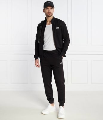 Dres męski w sportowym stylu EA7 ze sklepu: Gomez Fashion Store w kategorii: Dresy męskie - zdjęcie 874714-BD9-10338_E7195M000058012