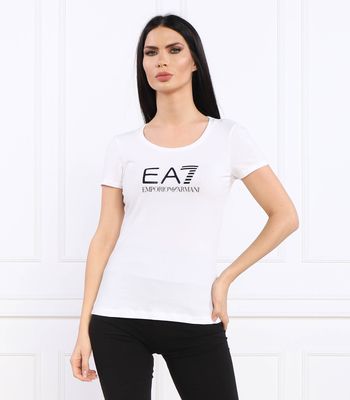 Bluzka damska na wiosnę EA7 ze sklepu: Gomez Fashion Store w kategorii: Bluzki damskie - zdjęcie 874714-BD9-10338_E7202W000028425