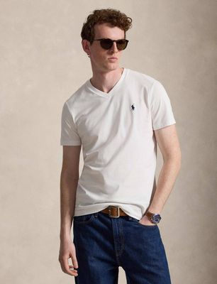 T-shirt męski casualowy Polo Ralph Lauren ze sklepu: Gomez Fashion Store w kategorii: T-shirty męskie - zdjęcie 874714-BD9-10338_PR202M000100G58