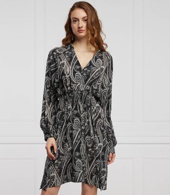 Sukienka trapezowa casual SILVIAN HEACH ze sklepu: Gomez Fashion Store w kategorii: Sukienki - zdjęcie 874714-BD9-10338_SH202W000038112