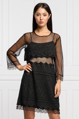 Sukienka na wiosnę Twinset ze sklepu: Gomez Fashion Store w kategorii: Sukienki - zdjęcie 874714-BD9-10338_TS204W000043842