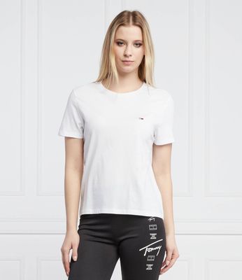 Tommy Jeans - Bluzka damska na wiosnę ze sklepu: Gomez Fashion Store w kategorii: Bluzki damskie - zdjęcie 874714-BD9-10338_TM205W000171D90