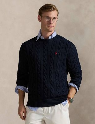 Sweter męski na wiosnę Polo Ralph Lauren ze sklepu: Gomez Fashion Store w kategorii: Swetry męskie - zdjęcie 874714-BD9-10338_PR204M000031E87