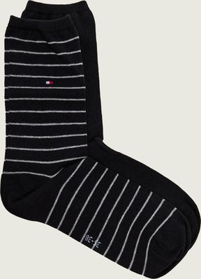 Skarpetki damskie casual w paski Tommy Hilfiger ze sklepu: Gomez Fashion Store w kategorii: Skarpetki damskie - zdjęcie 874714-BD9-10338_TH205W000295001