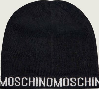 Czapka zimowa damska Moschino ze sklepu: Gomez Fashion Store w kategorii: Czapki zimowe damskie - zdjęcie 874714-BD9-10338_MO205W000017116