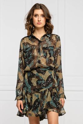 Koszula damska casualowa jesienna Guess ze sklepu: Gomez Fashion Store w kategorii: Koszule damskie - zdjęcie 874714-BD9-10338_GJ205W000101F32