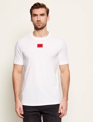 T-shirt męski casualowy na wiosnę HUGO ze sklepu: Gomez Fashion Store w kategorii: T-shirty męskie - zdjęcie 874714-BD9-10338_BU212M000094100