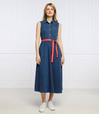 Sukienka casual Liu Jo Jeans ze sklepu: Gomez Fashion Store w kategorii: Sukienki - zdjęcie 874714-BD9-10338_LJ212W000049H99