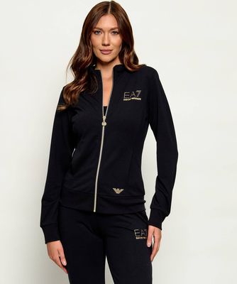 Bluza damska casual EA7 ze sklepu: Gomez Fashion Store w kategorii: Bluzy damskie - zdjęcie 874714-BD9-10338_E7212W000110012