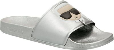Klapki damskie na lato Karl Lagerfeld ze sklepu: Gomez Fashion Store w kategorii: Klapki damskie - zdjęcie 874714-BD9-10338_KL211W000108137