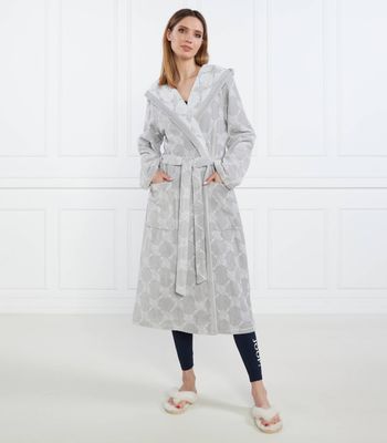 Szlafrok damski w nadruki Joop! ze sklepu: Gomez Fashion Store w kategorii: Szlafroki damskie - zdjęcie 874714-BD9-10338_JE212W000004076