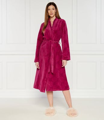 Szlafrok damski gładki casual Joop! ze sklepu: Gomez Fashion Store w kategorii: Szlafroki damskie - zdjęcie 874714-BD9-10338_JE212W000007218